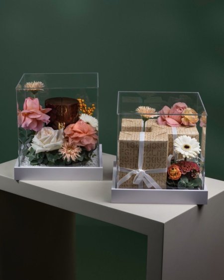 صندوق اكروليك طقم 3 قطع فخم جدا